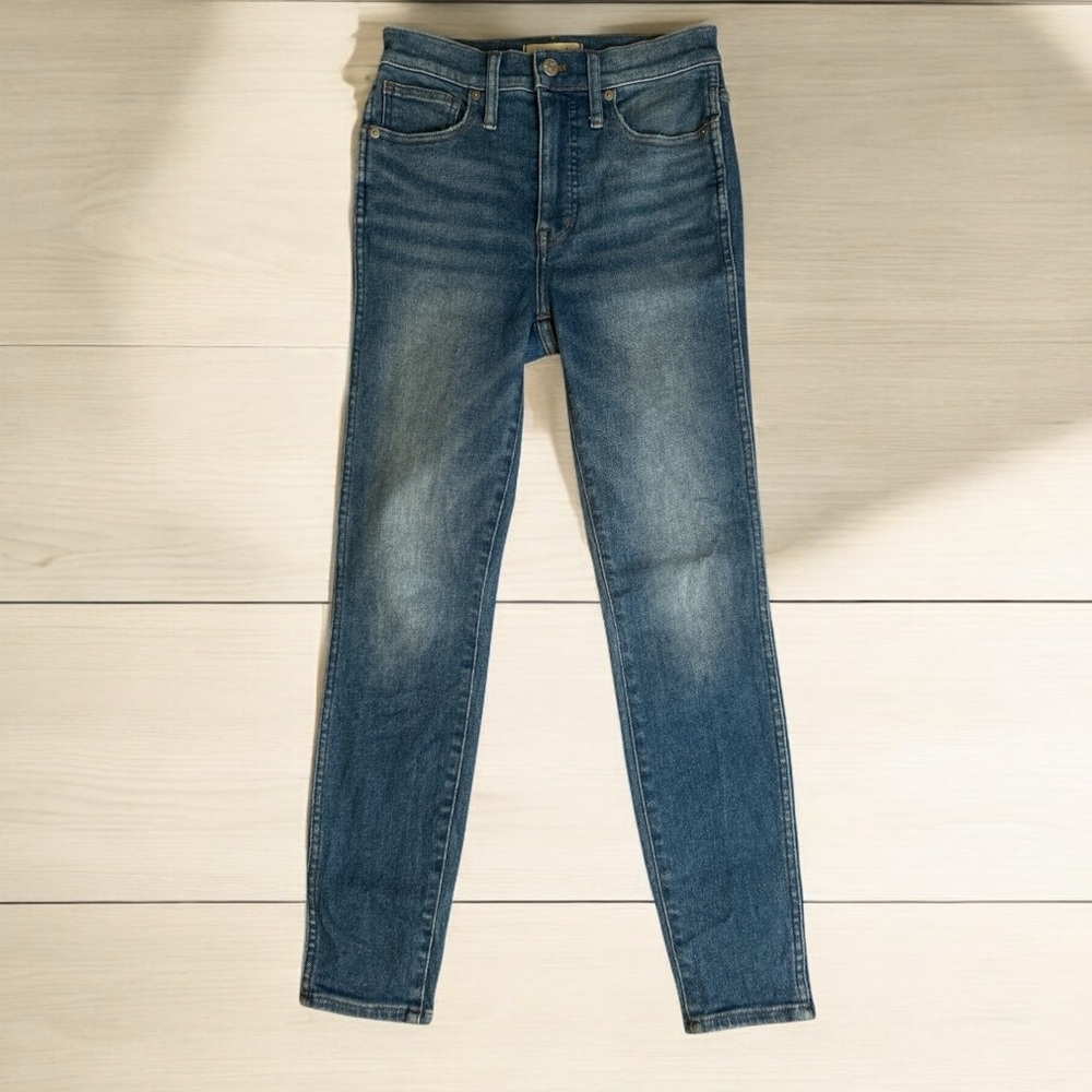 Madewell 10” High Rise Skinny Crop Denim Jeans size 25 NWOT
